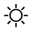Sun icon