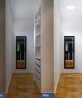 170mm Round Light Before After